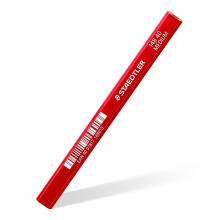 STAEDTLER 148 40 Medium Carpenters Pencil - 2H, 175 mm (Pack of 12), black