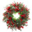 Rød julebærkrans 35 cm 1