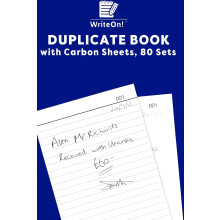 A5 Duplicate Book with Carbon Sheet – 1-80 Page Full-Size | Ideal for Invoices, Sales & Record Keeping