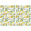 Leinen-Tischsets mit Zitronenmotiv, 4er-Pack 1