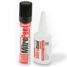 Mitrebond Industrial Superglue 50g & Activator Pen – Extra Strong All Purpose Super Glue for Wood, Plastic, Metal, Glass & Fabric