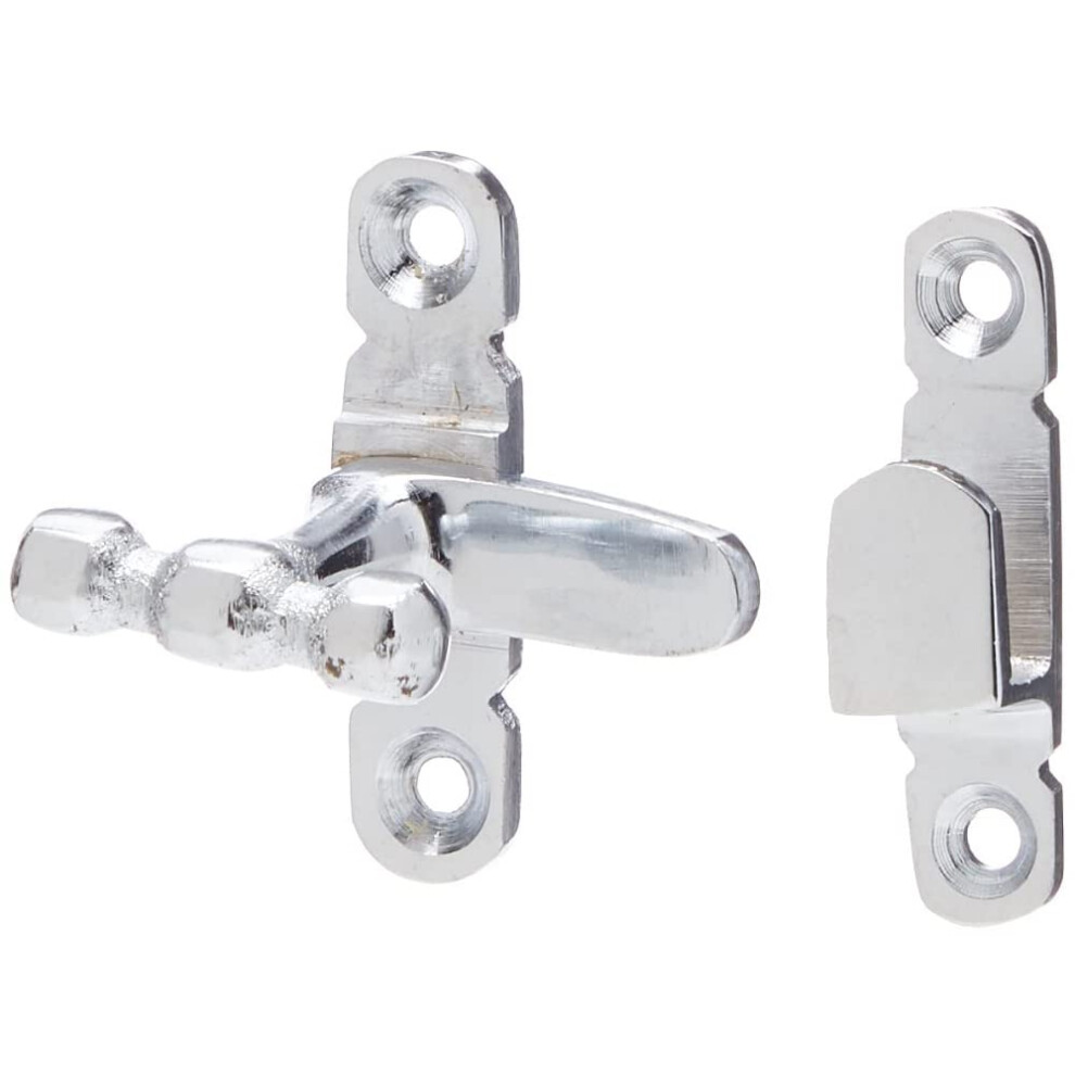 Merriway Bh01598 Showcase Type Cupboard Cabinet Door Turn Catches - Polished Chrome 5051226896774