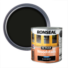 RONSEAL 10 Year Woodstain Black Ebony 750ml