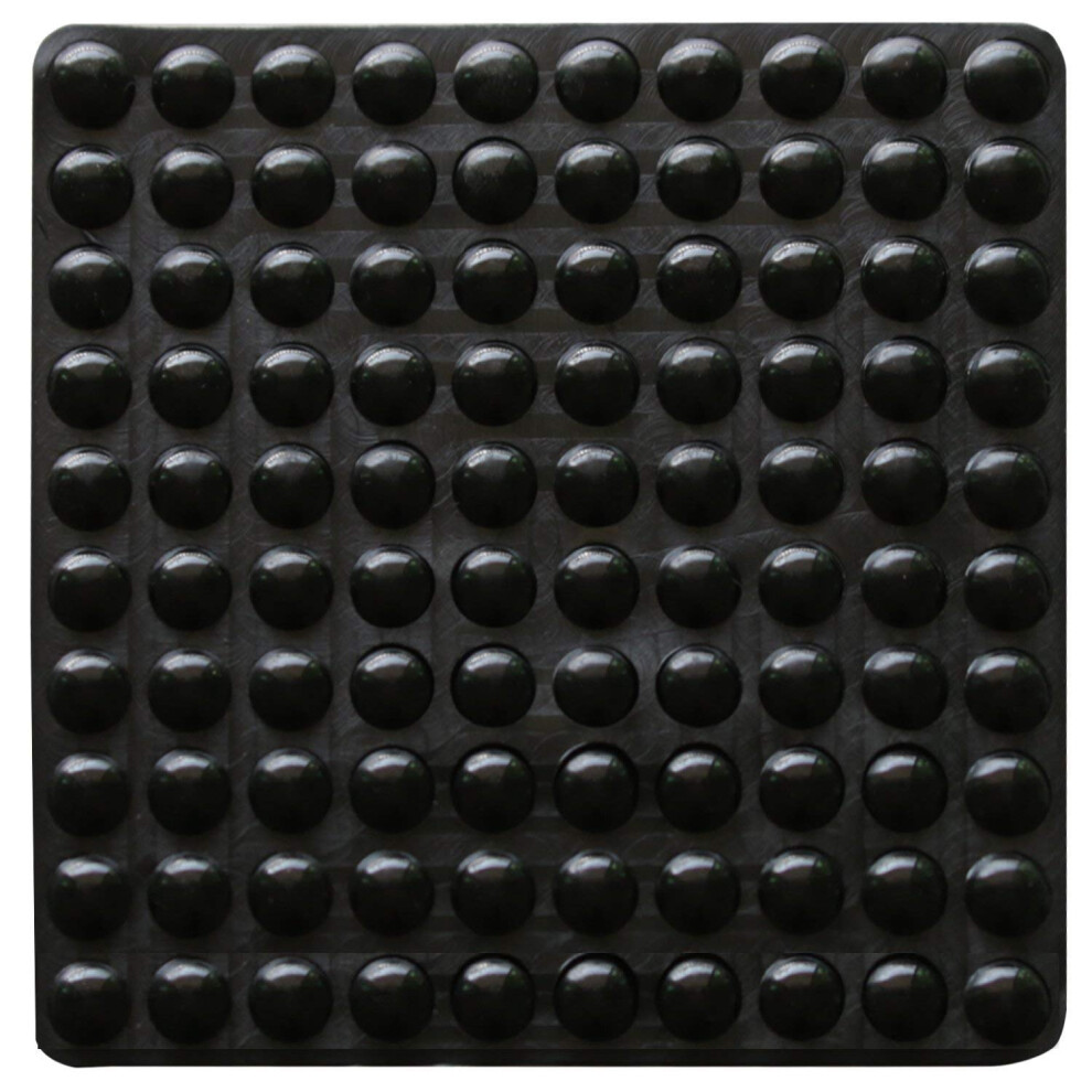 100 Pieces Rubber Feet Pads Adhesive Buffer Pads Door Bumpers Self Stick Noise Dampening Pads Small Black Soft Close Cabinet & Furniture Bumpers 8 Mm 5051226895753