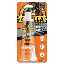 Gorilla 2044300 Heavy Duty Grab Adhesive White 80ml 1 Pack
