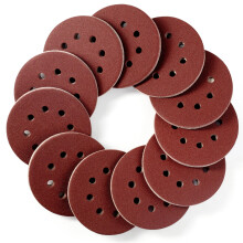 S SATC Sanding Discs 120 Grit 110PCS Orbital Sander Discs 125mm Hook and Loop Round Orbital Sander Pads for Sanding
