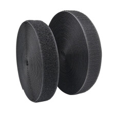 Sew On Hook and Loop Tape, 8m x 25mm Fabric Fastener Tape for Sewing, Reusable Adjustable Closure for Clothing, Curtains and DIY Repair