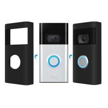 Ring Doorbell Silicone Skin Case Cover Compatible with Ring Video Doorbell 2nd Gen/Ring Battery Video Doorbell Plus-Protect Your Ring Video Doorbell