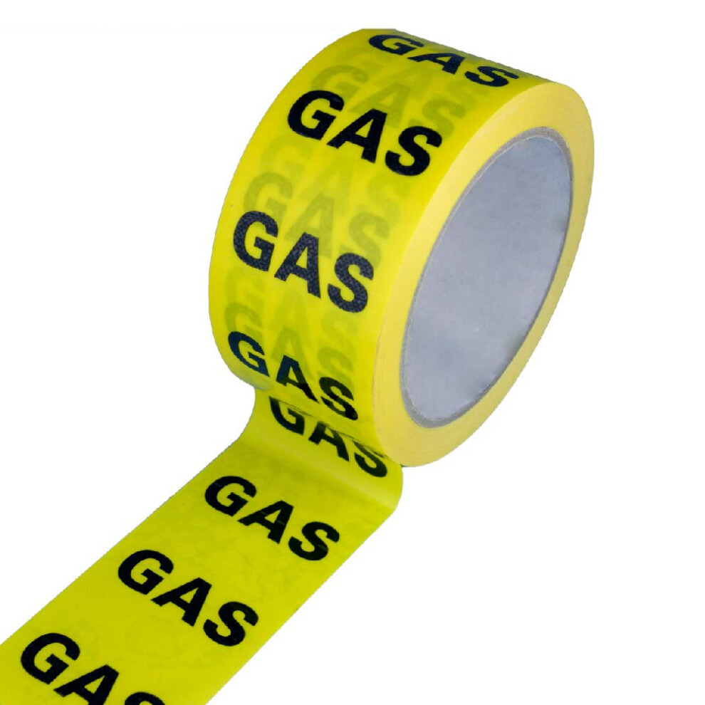 Arctic Hayes 662030 "Gas" 33M Id Tape, Black/Yellow 5051226894992