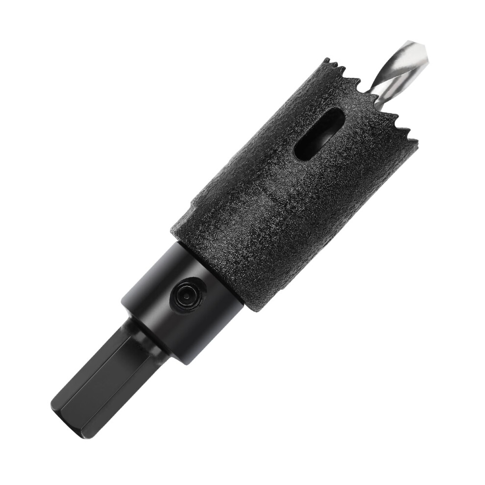 Hsawbit Hss Bi-Metal 25Mm Hole Saw, M42 Fast Cut Extra Cobalt Hole Cutter 40Mm Cutting Depth, For Stainless Mild Sheet Wood Plastic Various Materials 7902065537626