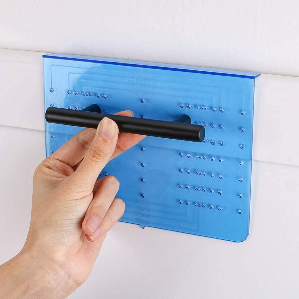 Lontan Cabinet Handles - Tm160n Cabinet Hardware - Kitchen Door Handle & Drawer Pull Drill Template 5051226896798