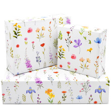 Flower Wrapping Paper 50 * 70cm,5Pcs Wrapping Paper for Women Girls Female,Floral Design for Birthday Mother's Day Wedding Valentines