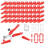 Flintronic 400PC Tile Leveling System, 2mm 300PC Tile Spacers Leveling Clip 1