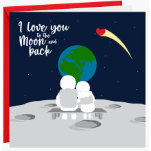 Valentines Day Card for Him or Her Valentine's Day Cards for Girlfriend, Boyfriend, Husband or Wife
