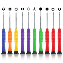 10Pcs Magnetic Mini Screwdriver Set Tiny Spectacle Watch Repair Screw Drivers Small Star Flat Head Screwdrivers Little Cracker Precision Screwdriver