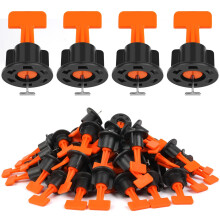 Flintronic Tile Leveling System, 80PCS Resuable Tile Leveling System Kit with 2 Special Wrenches