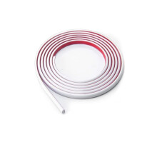White Self-Adhesive PVC Tile Edging Strip Flexible Backsplash Floor Edge Moulding Trim,Vinyl Laminate Beading,Liner for Corner,Peel and Stick Caulk