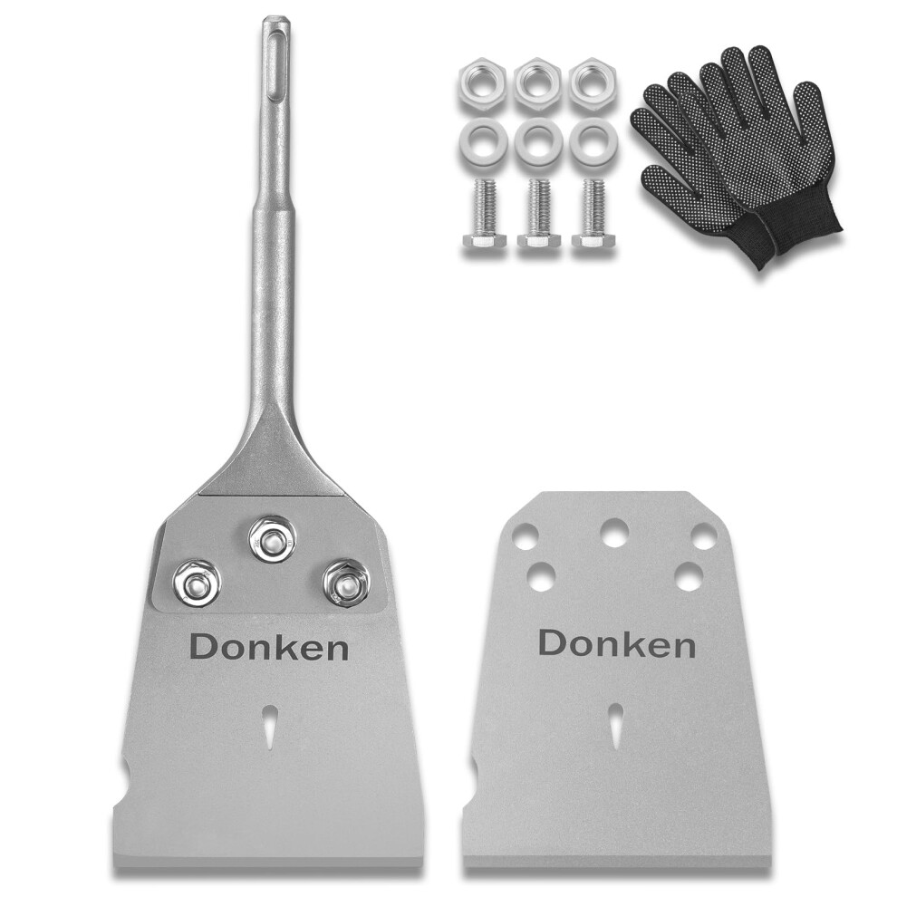 Sds Plus Floor Scraper Kit, 4 Inch Floor Tile Removal Tool Sds Plus Chisel Bit With Replacement Blade, Flat Chisel For Rotary Hammer Drill 5051226955440
