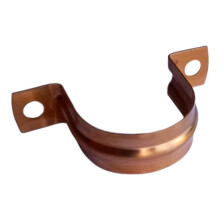 15mm Copper Pipe Saddle Clips - Pack of 10