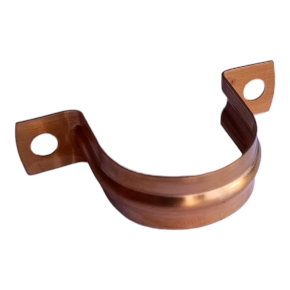15Mm Copper Pipe Saddle Clips - Pack Of 10 5051226959707