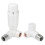 VANCOCO Glossy White Corner Thermostatic Radiator Valve Set 1/2"15mm 1