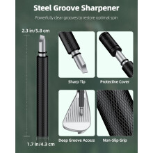 Uniclife Golf Club Cleaning Kit, Golf Cleaning Kit with Golf Club Cleaner, Groove Sharpener, Divot Repair Tool, Golf Ball Line Marker Tool, Towel, an