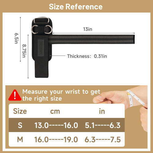 MANUEKLEAR Non-Slip Wrist Straps for Weightlifting Deadlifting, Gym 1