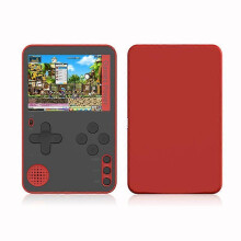(Red) Video Game Console Portable Game Console Retro Game Console Built-in 500 Games