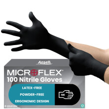 Ansell Microflex 93-732, Multipurpose Nitrile Disposable Gloves for Precise Handling and Mechanical Tasks, Latex Free, Powder-Free, Size XL