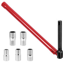 flintronic Tap Spanner, 8-13mm Adjustable Tap-Nut Spanner, Faucet Back Nut Kit, Water Taps Spanner with Changeable Wrench Socket