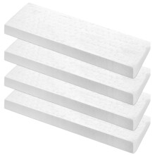 Ceramic wool sponge 4pcs Table Top Firepit Sponge Cotton Core for Bioethanol Fireplaces Ceramic Wool Fiber Insulation(300x100x25mm)