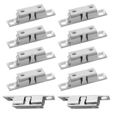 YEYIT 10 Pcs Double Ball Roller Tension Door Catches, Adjustable Cupboard Double Roller Latch for Wardrobes Cabinet Kitchen Closet Furniture