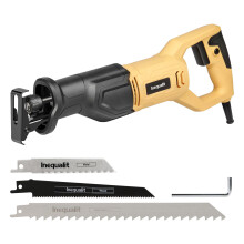 Inequalit Reciprocating Saw,710W/3000SPM Variable Speed Corded Reciprocating Saw with 20mm Stroke Length, 115mm Max Cutting Depth for Wood