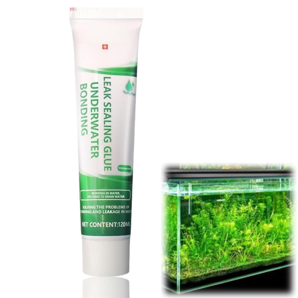 60Ml Underwater Aquarium Sealant,Aquarium Repair Adhesive,Fish Tank Sealant,Waterproof Glue For Repairing Leak In Fish Tank,Aquar/Ium Safe 5051226958960