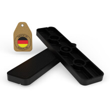 FUX Glazing Packers 100 - Heavy Duty Plastic Shims & Spacers 100x24x6mm for Building & DIY