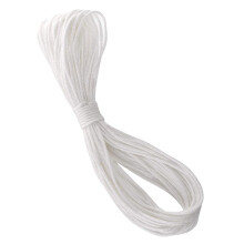 1mm Outdoor Essential Roman Blind Cord, Nylon Rope, Durable Curtain Replacement Cord for Blinds Outdoor Indoor (20m, White)