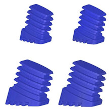 Colombo Spare Feet Kit for Stairs, Assorted Colors, 4 Pieces