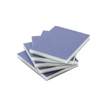 ProDec 5 pk Fine Grit Flexible Foam Filled Sanding Pad for Flat & Curved Wood & Metal Surfaces Including Window Sills, Architraves, Skirting Board, P