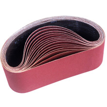 STEBRUAM Sanding Belt 100 x 610 mm, Sander Belts Set(3 Each of 80/120/150/240/400 Grains)for Belt Sander,for Grinding,Sharpening and Derusting