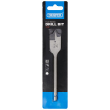Draper Expert 24mm Wood Drill Bit | Faster Hole Cutting | High Quality Carbon Steel Tools | Manual and Electric Tip Drills | Heavy Duty Bits | 41597