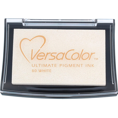 Tsukineko Versascolor Ink Pad, White,4 x 4 cm