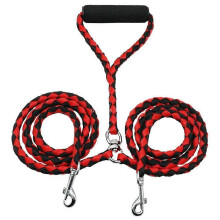 (Red Black) Breathable Calf Sling Goat Lifting Harness Dog Weighing Sling Puppy Weighing Mesh 1.4m