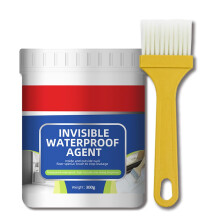 300g Waterproof Sealant, Transparent Liquid Sealant for Leak Repair, Waterproof Adhesive Coating for Indoor & Outdoor - Roof, Bathroom, Shower Walls