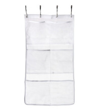Dusch-Organizer-Tasche aus Netzgewebe mit 6 Fächern, 63 x 36 cm