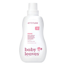 ATTITUDE Baby Fabric Softener Liquid, EWG Verified, Safe for Baby Clothes, Infant and Newborn, Vegan and Naturally Derived Washing Soap
