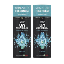 Lenor Unstoppables in-wash Scent Booster Beads, Fresh Scent, Twin Pack, 2 x 176 gr