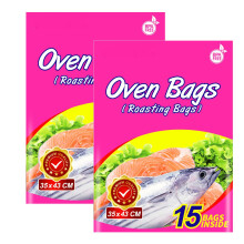 30Roasting Oven Bags, Cooking Roasting Bags Medium Size for Meats Chicken Fish Vegetables (2Pack, 35 x 43 cm)
