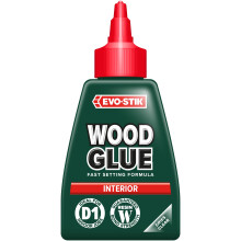 EVO-STIK Wood Glue 50ml - Interior - Extra Strong & Fast Setting - Suitable For All Wood Types - Dries Clear