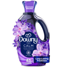 Downy Ultra Soft Fabric Softener Liquid, Calm, Lavender and Vanilla Bean, 56 fl oz, 83 Loads