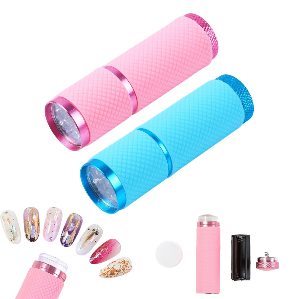 2 Pack Small Torch, Mini Torches Super Bright With 9 Leds, Kids Torch With Lanyard Glow In Dark, Torches Battery Powered 5051226993695